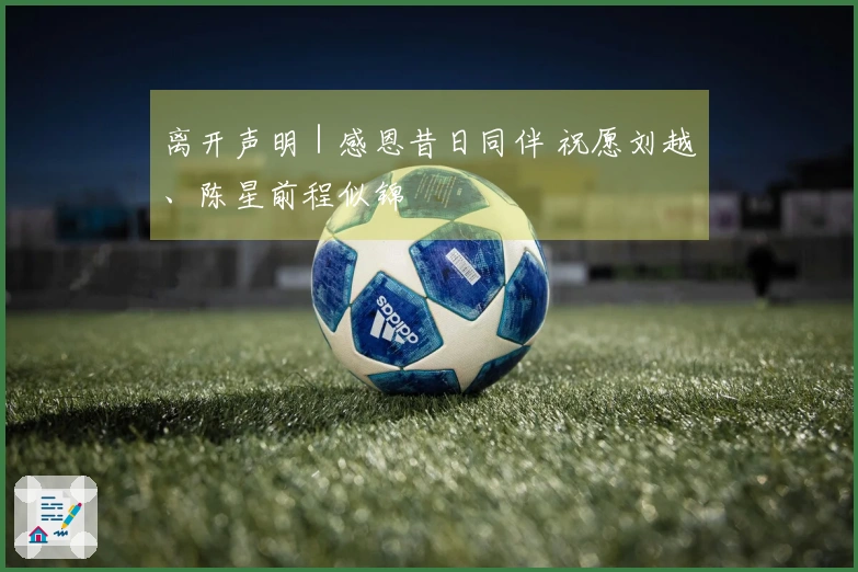 离开声明｜感恩昔日同伴 祝愿刘越、陈星前程似锦